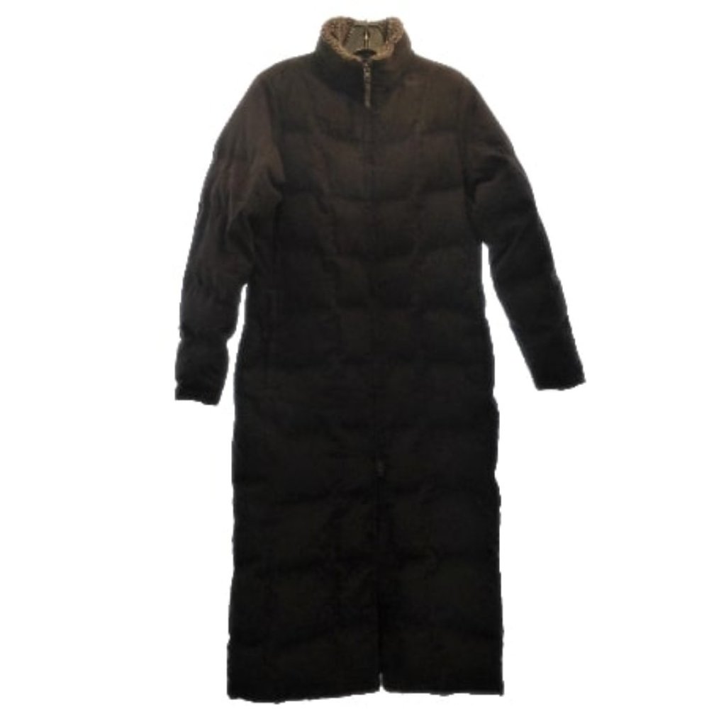 Down Insulated Quilted Long Parka Puffer Jacket